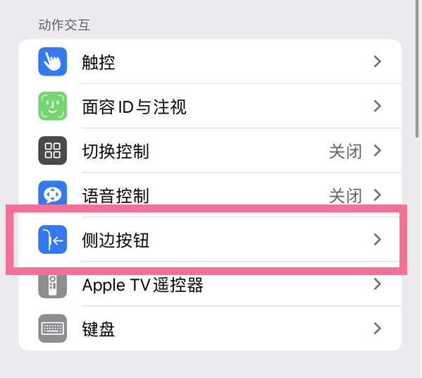 云龙苹果14维修店分享iPhone14 Plus侧键双击下载功能关闭方法 